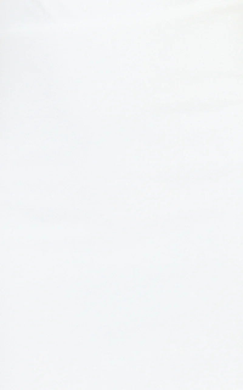 Nalfie Mini Dress - Tipped Shoulder Jersey Drape Dress in White