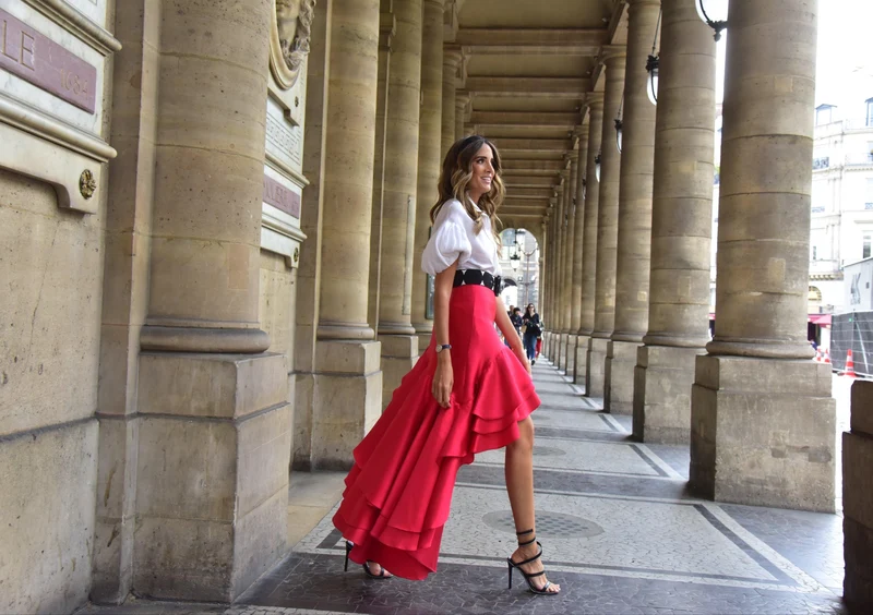 Jupe Sévilla rouge