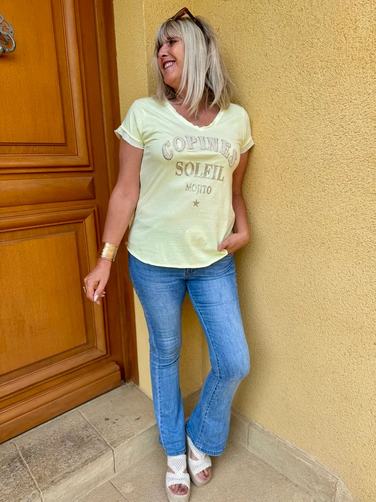 Teeshirt Fino jaune