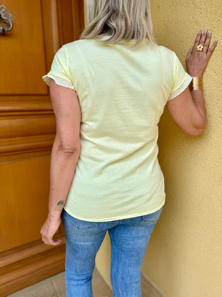 Teeshirt Fino jaune