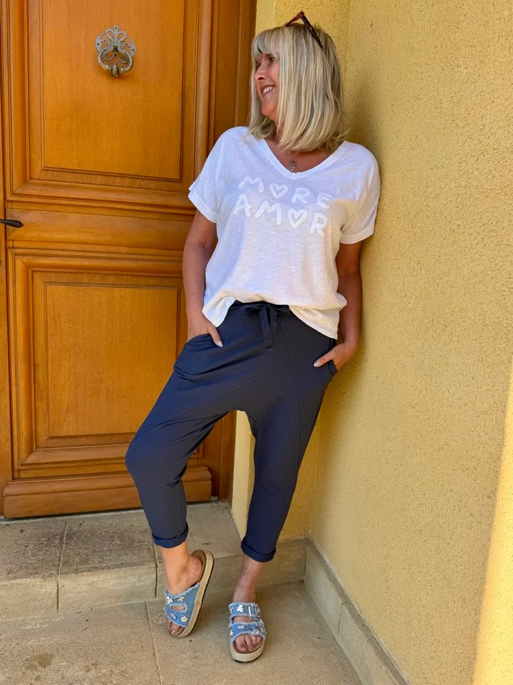 Jogg sarouel Tino bleu marine