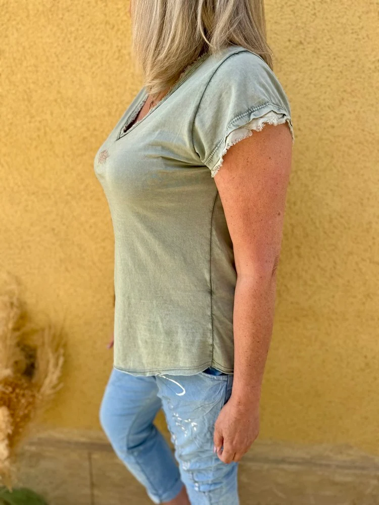 Teeshirt Poisson tilleul