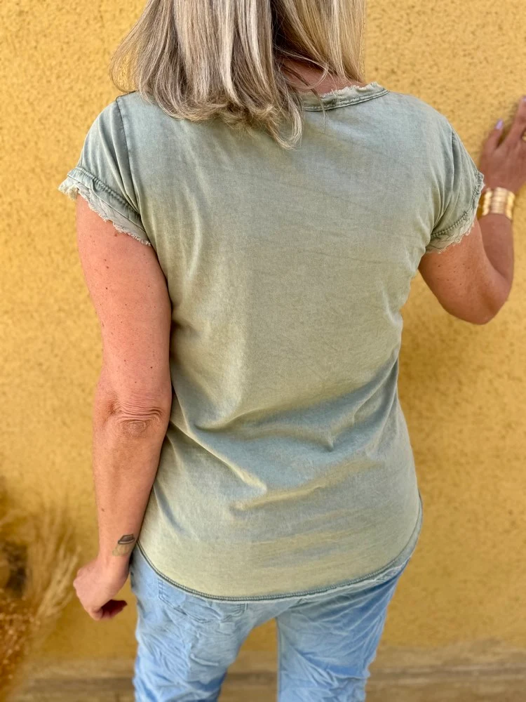 Teeshirt Poisson tilleul