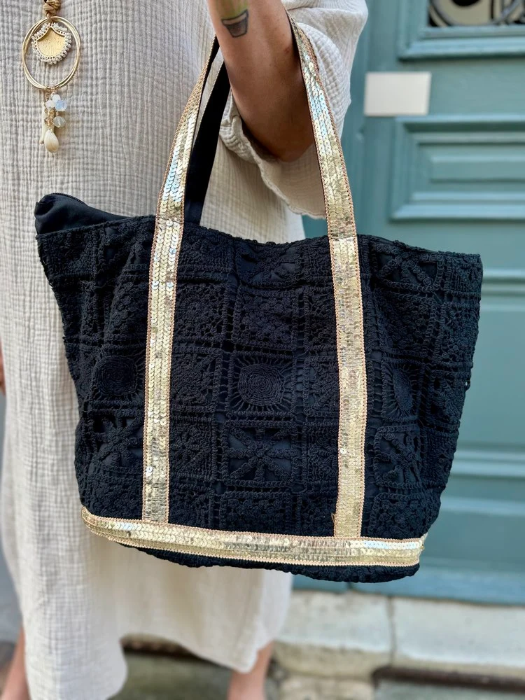 Sac bohème Verano noir
