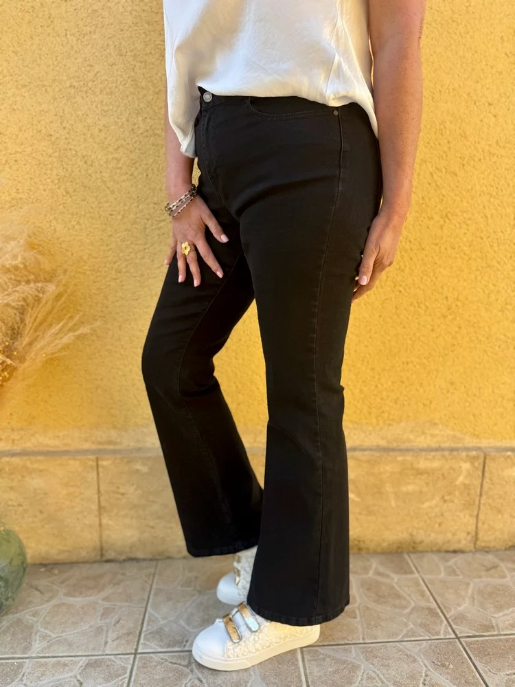 Jean flare Ludo noir