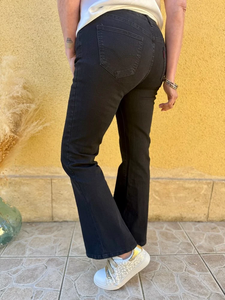 Jean flare Ludo noir