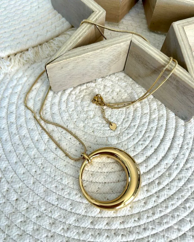 Collier doré Elio