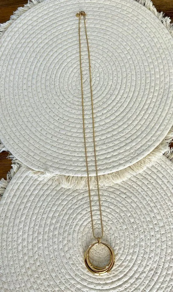 Collier doré Elio
