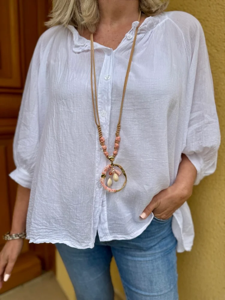 Collier Mario rose