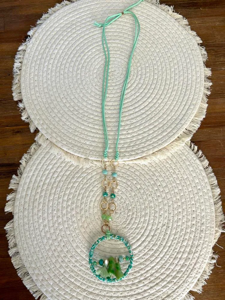 Collier Milo vert