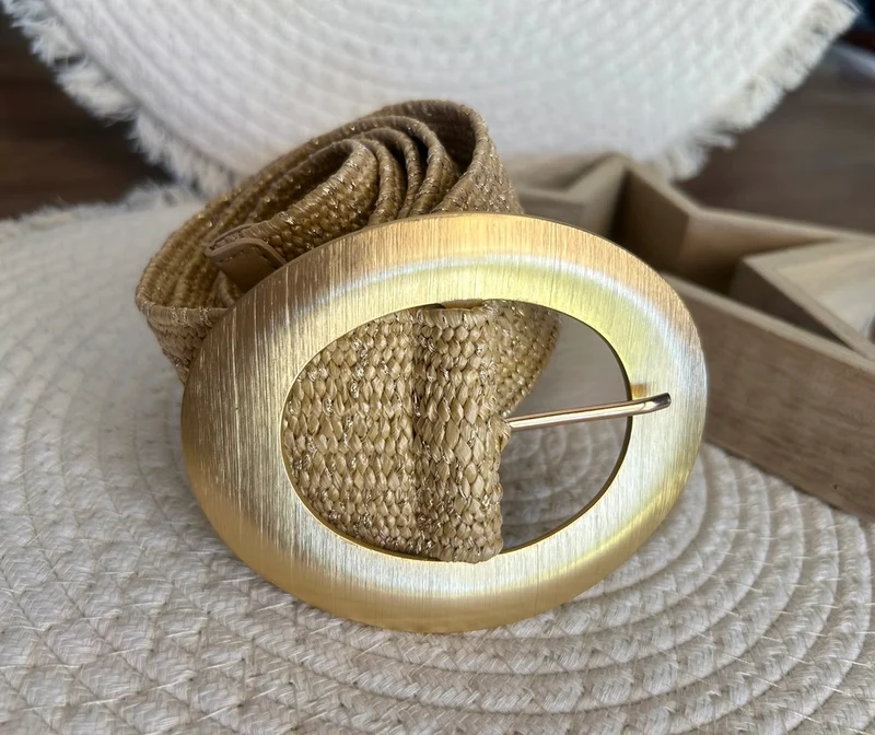 Ceinture élastiquée Nina camel