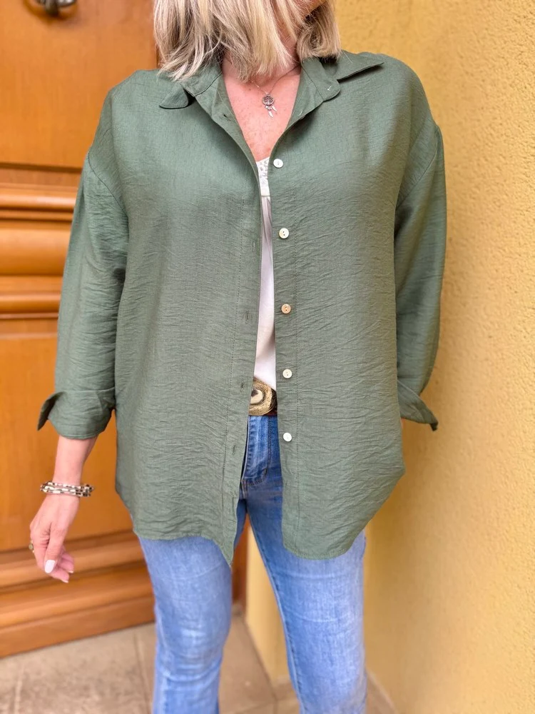 Chemise Amanda kaki