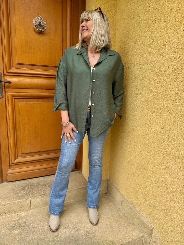 Chemise Amanda kaki