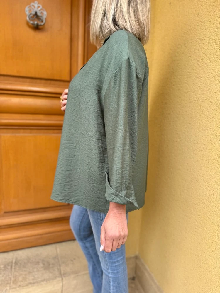 Chemise Amanda kaki