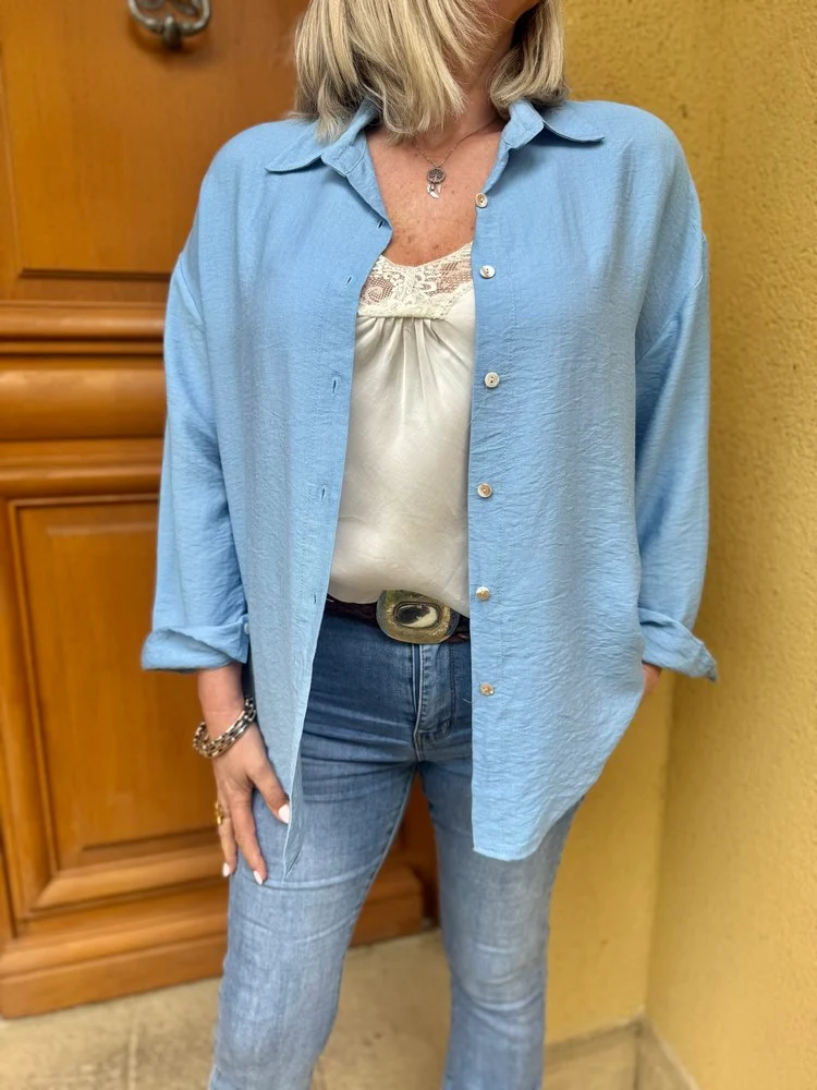 Chemise Amanda bleu
