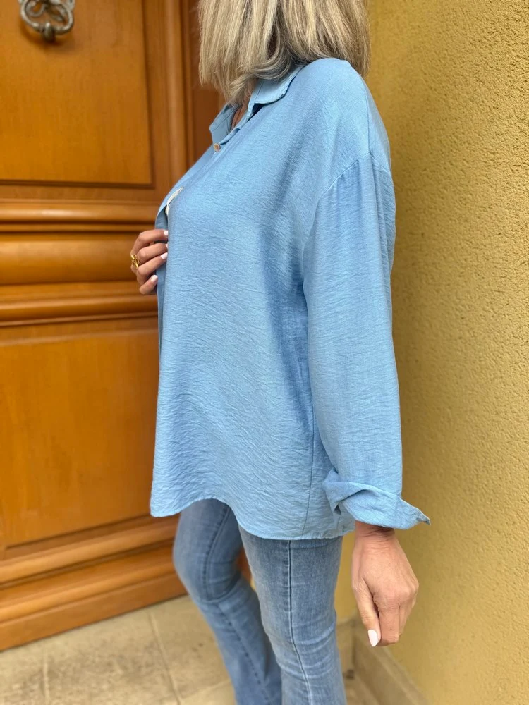 Chemise Amanda bleu