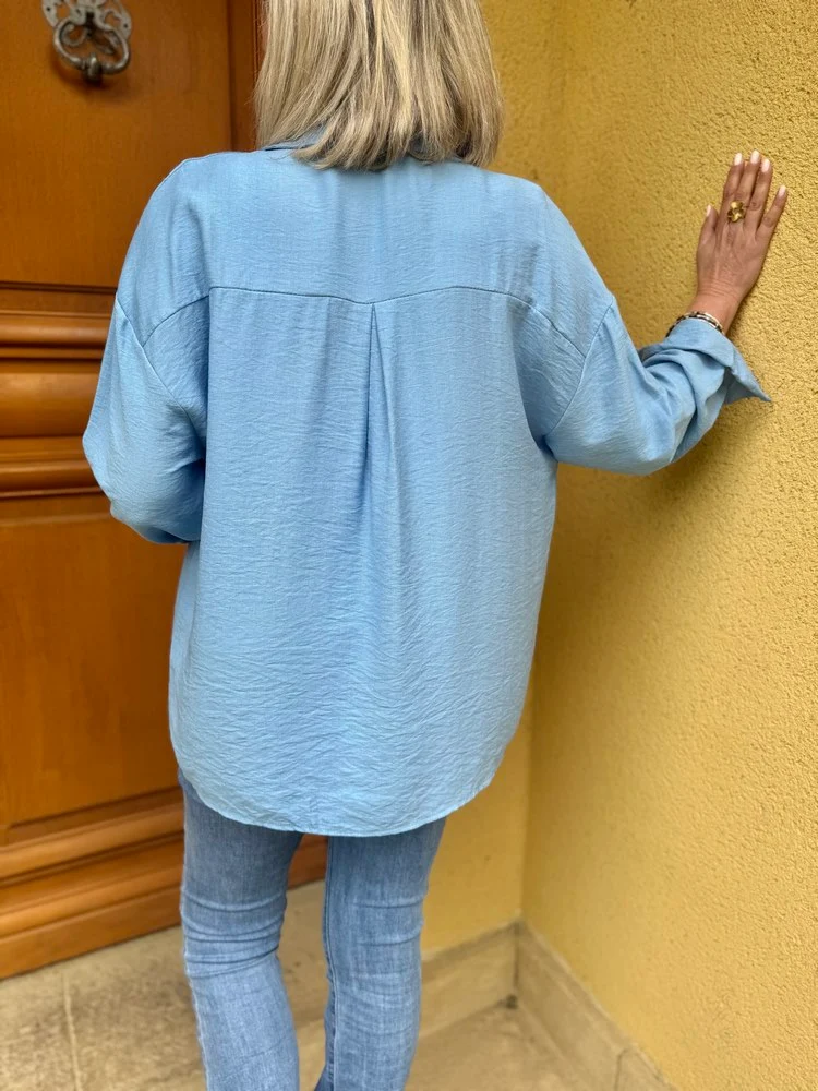 Chemise Amanda bleu