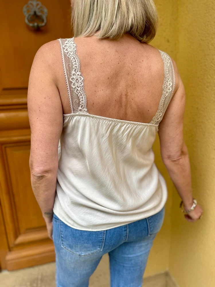 Top fluide Massimo beige