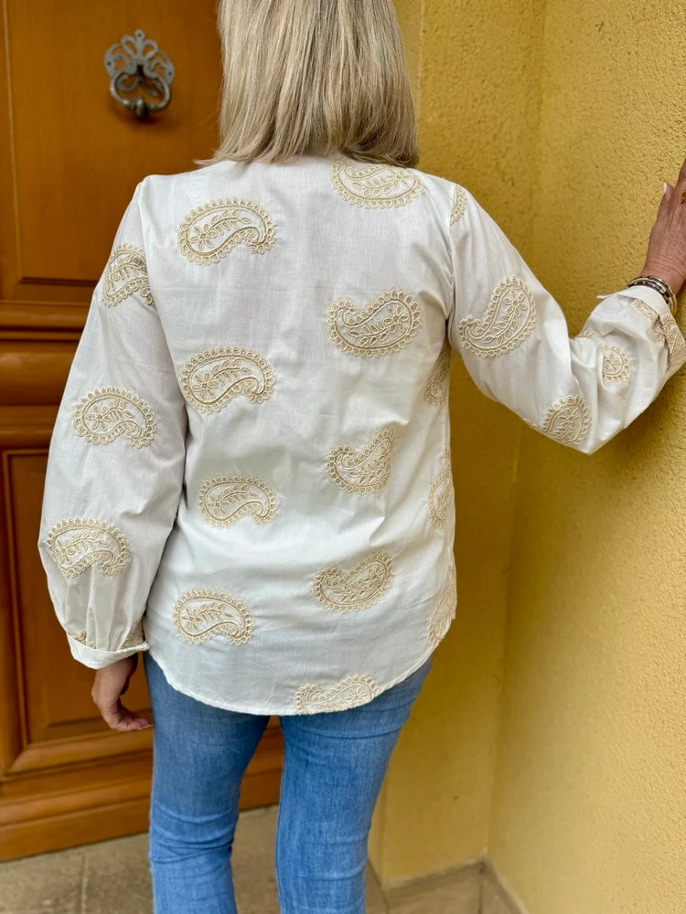 Chemise brodée Paloma