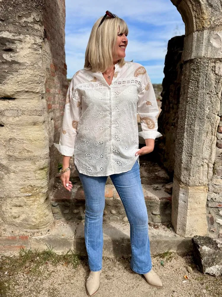 Chemise Marlène blanc