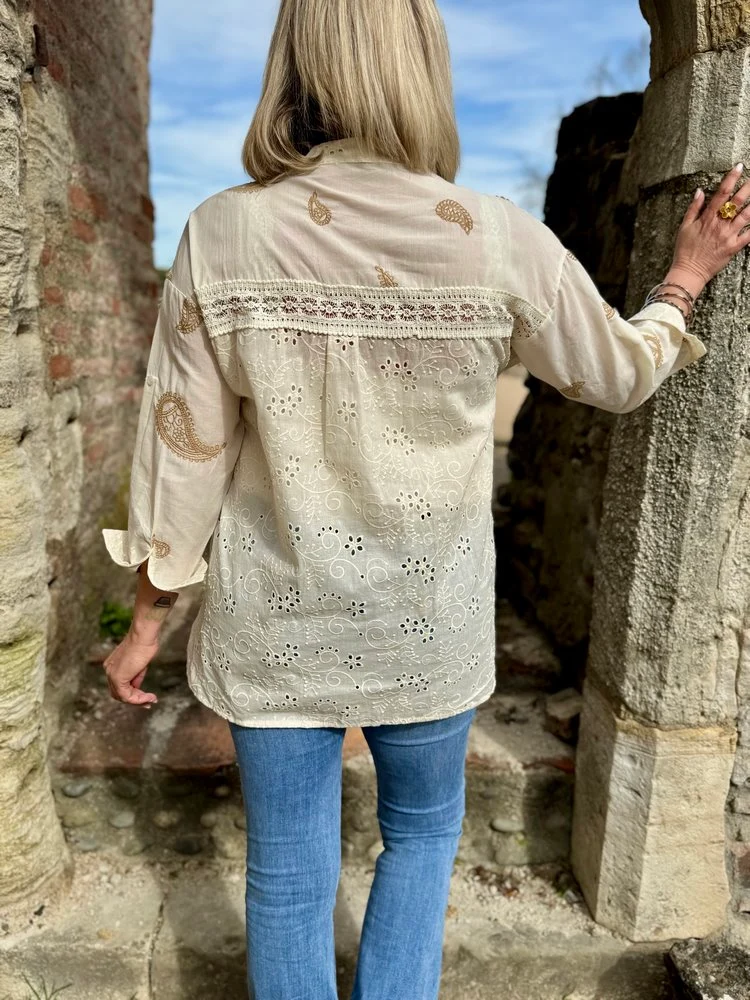 Chemise Marlène crème