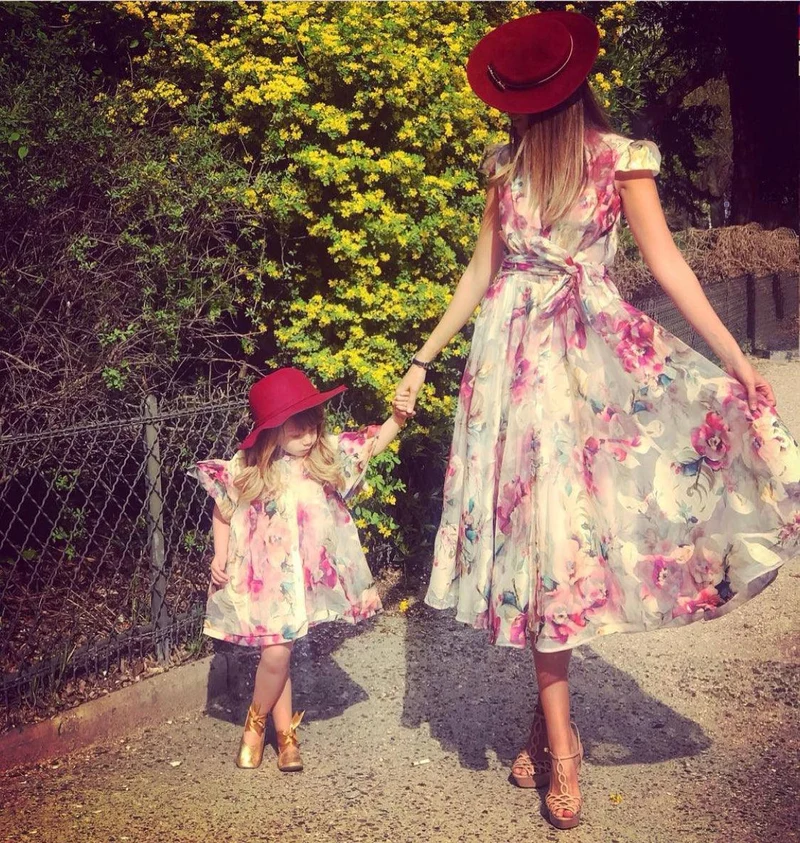 Robe bradshow fleuris