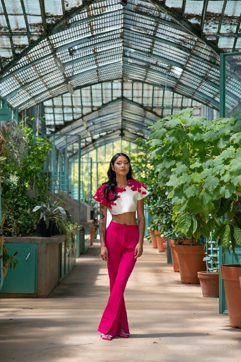 Pantalon Stella Mc Cartney fuchsia