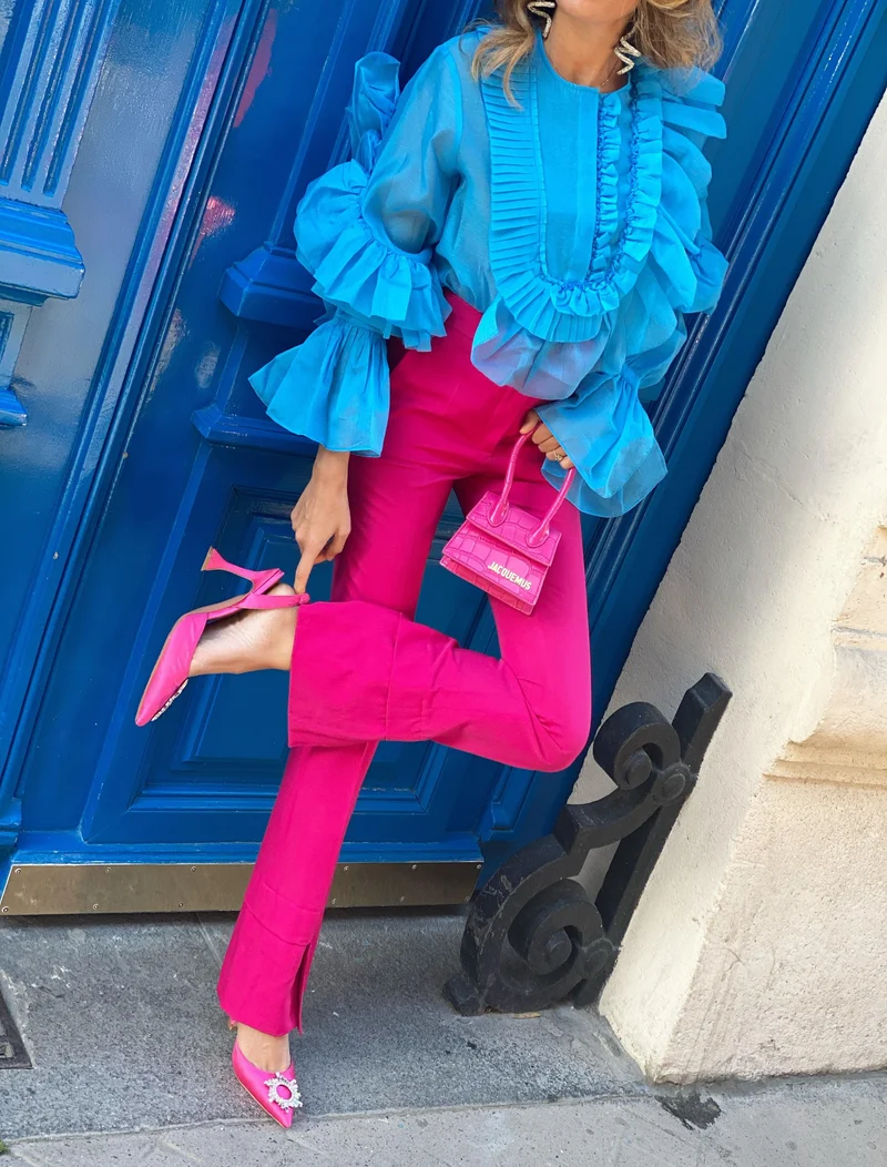 Pantalon Stella Mc Cartney fuchsia