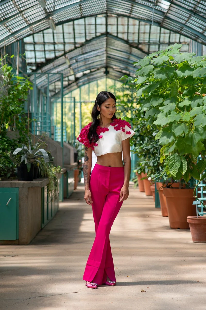 Pantalon Stella Mc Cartney fuchsia