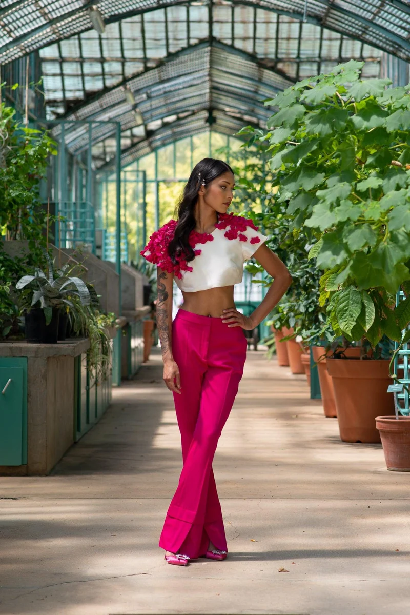 Pantalon Stella Mc Cartney fuchsia