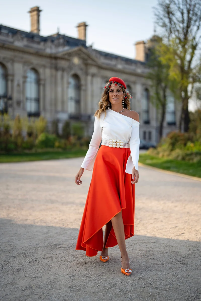 Jupe Naomie orange