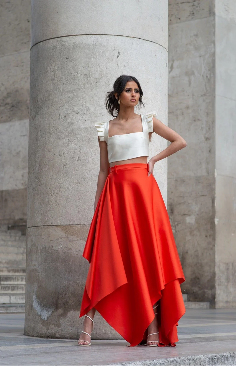 Jupe Naomie orange