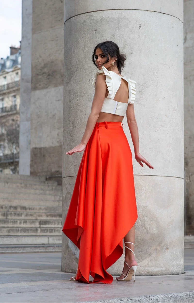Jupe Naomie orange