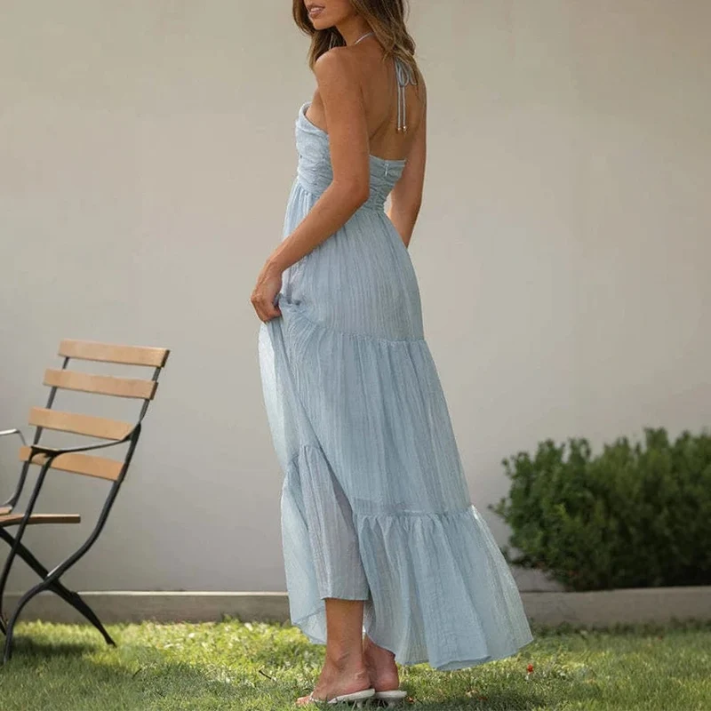 Robe bohème midi pour été