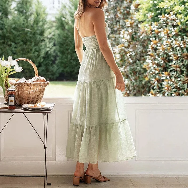 Robe bohème midi pour été