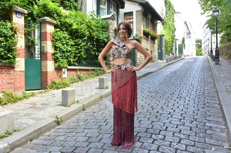 Ensemble Raisa vanessa à franges