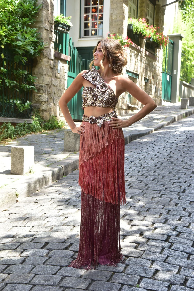 Ensemble Raisa vanessa à franges