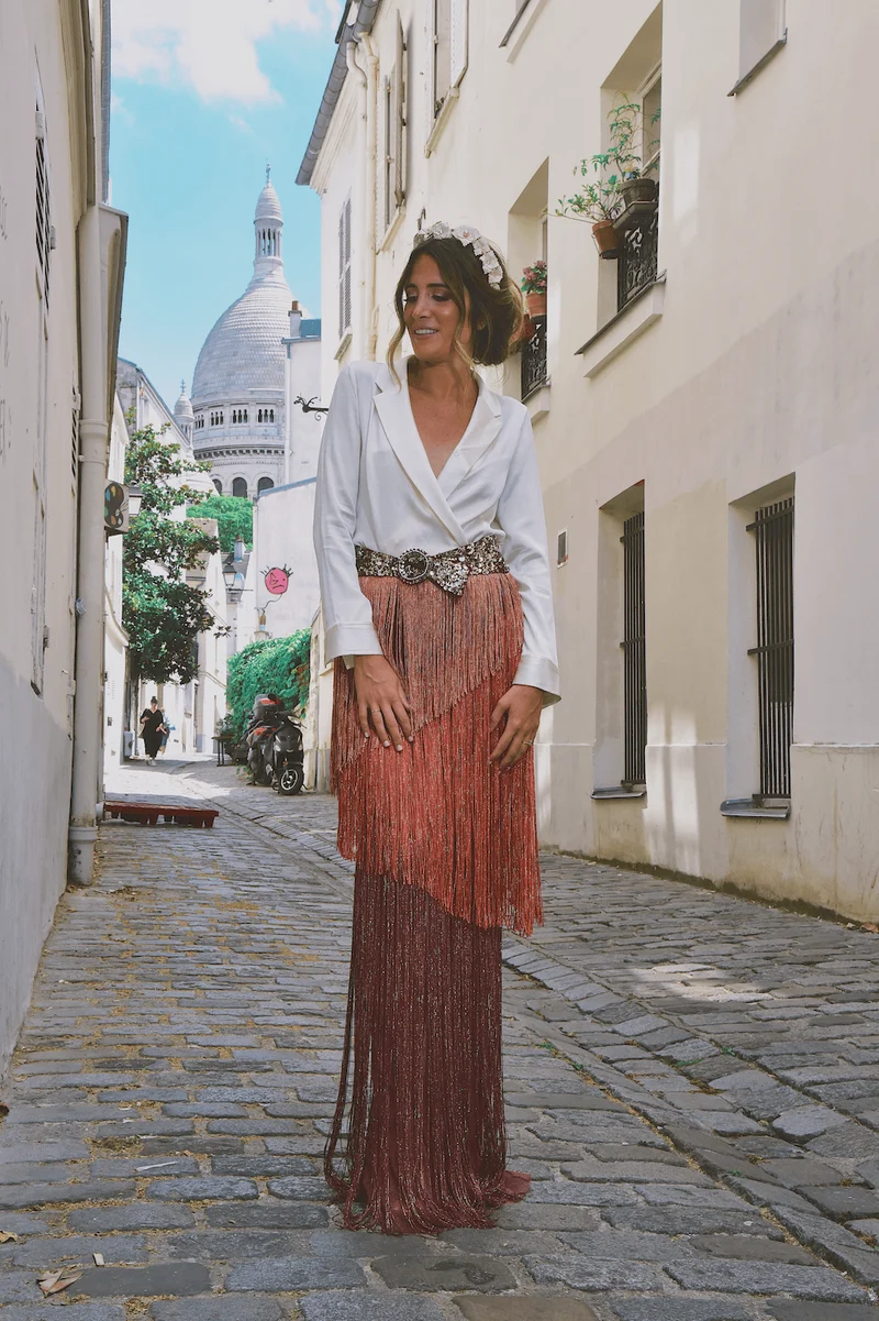 Ensemble Raisa vanessa à franges