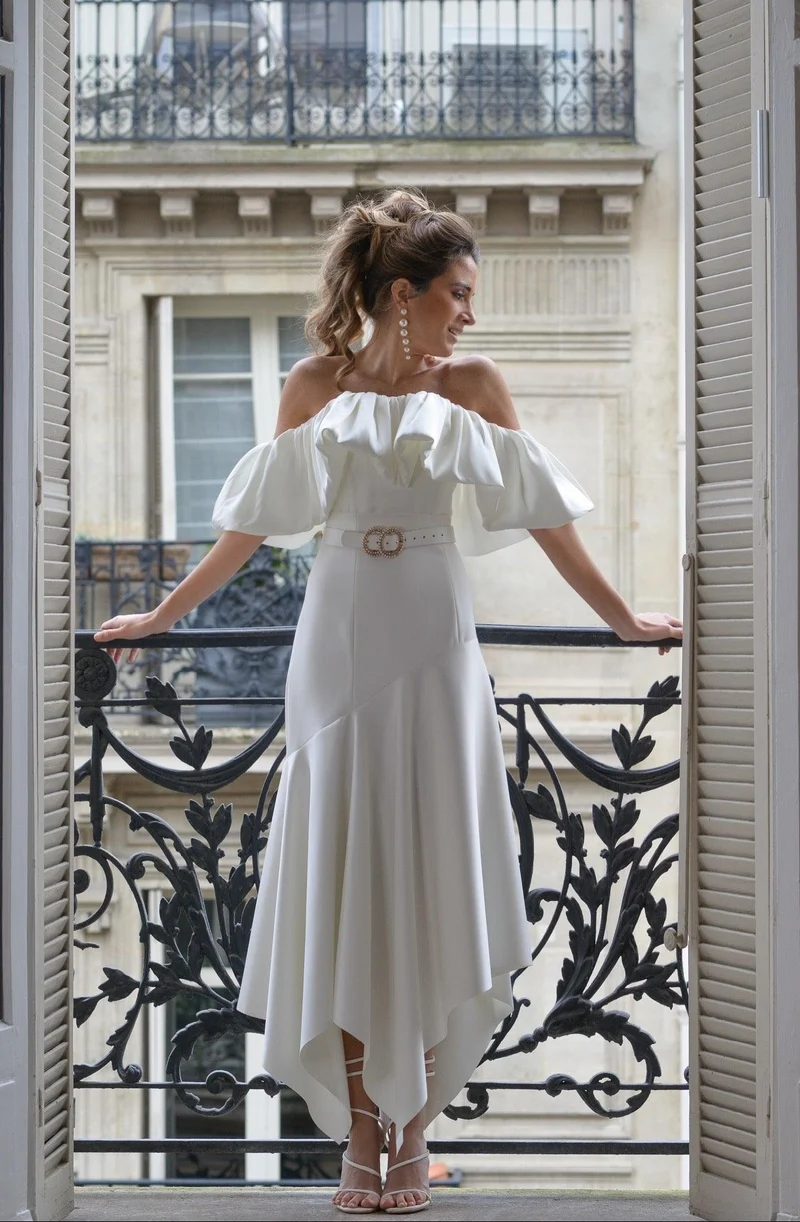Jupe Selena blanche