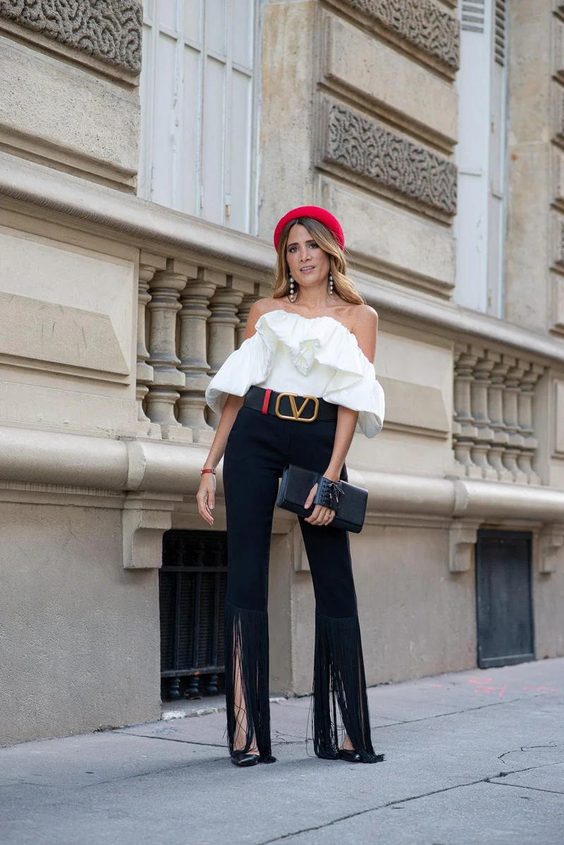 Pantalon Pucci à franges