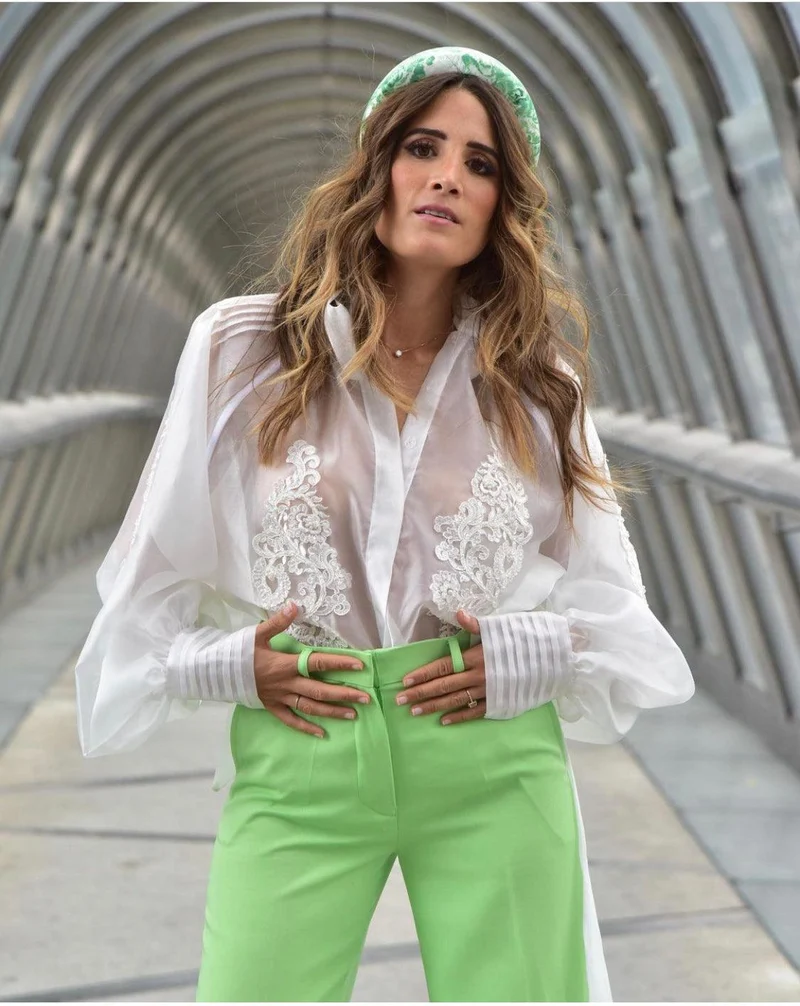 Pantalon Andy vert