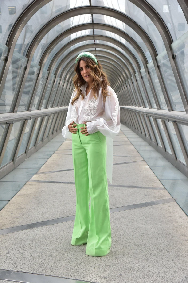 Pantalon Andy vert