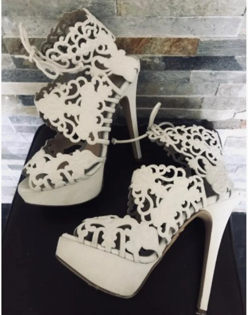 Sandales Charlotte Olympia beige