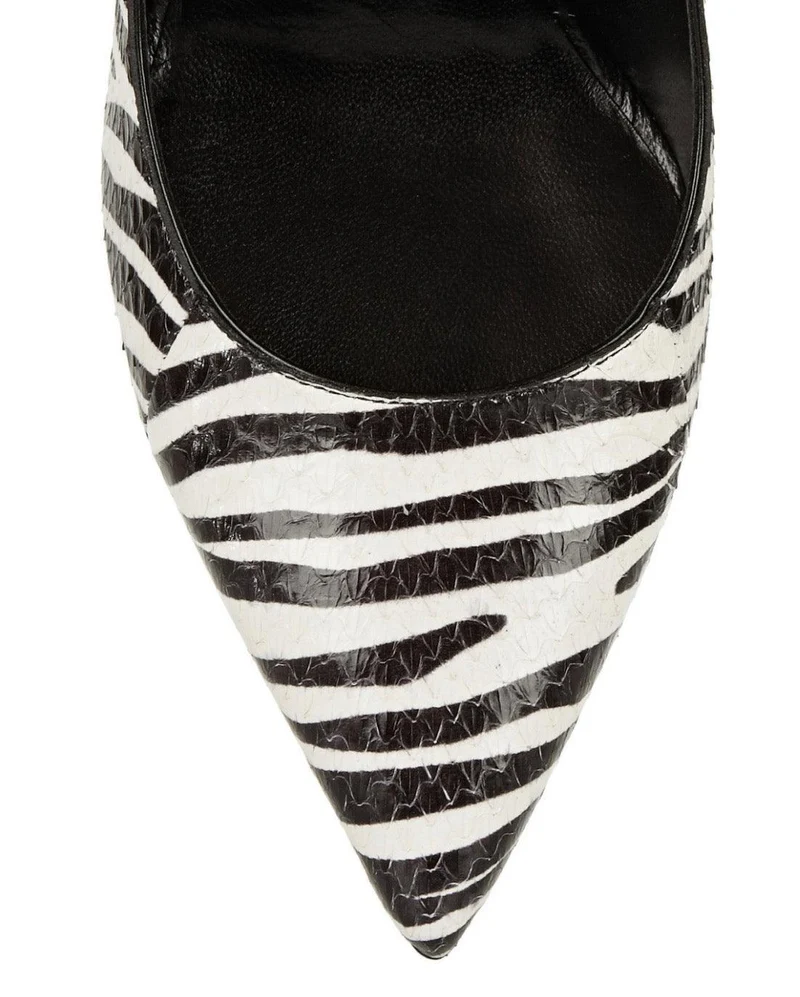Escarpins zebre saint laurent