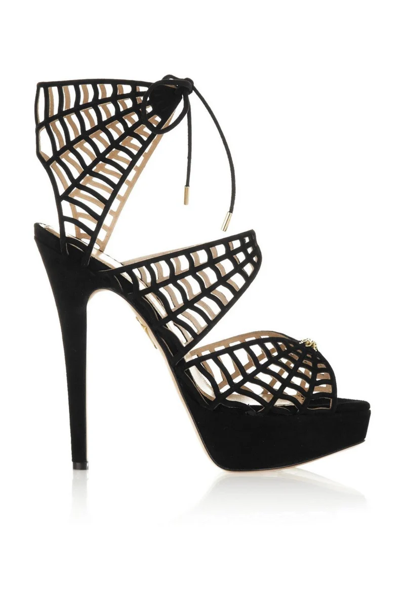 Sandales Charlotte Olympia noir