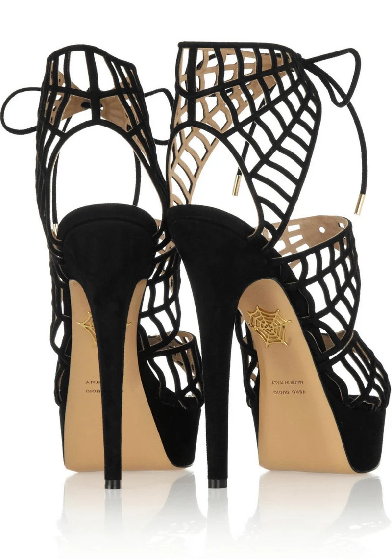 Sandales Charlotte Olympia noir