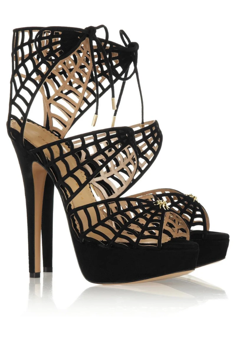 Sandales Charlotte Olympia noir