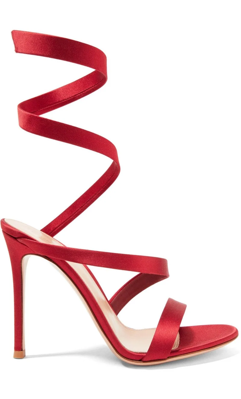 Sandales Gianvito Rossi rouge