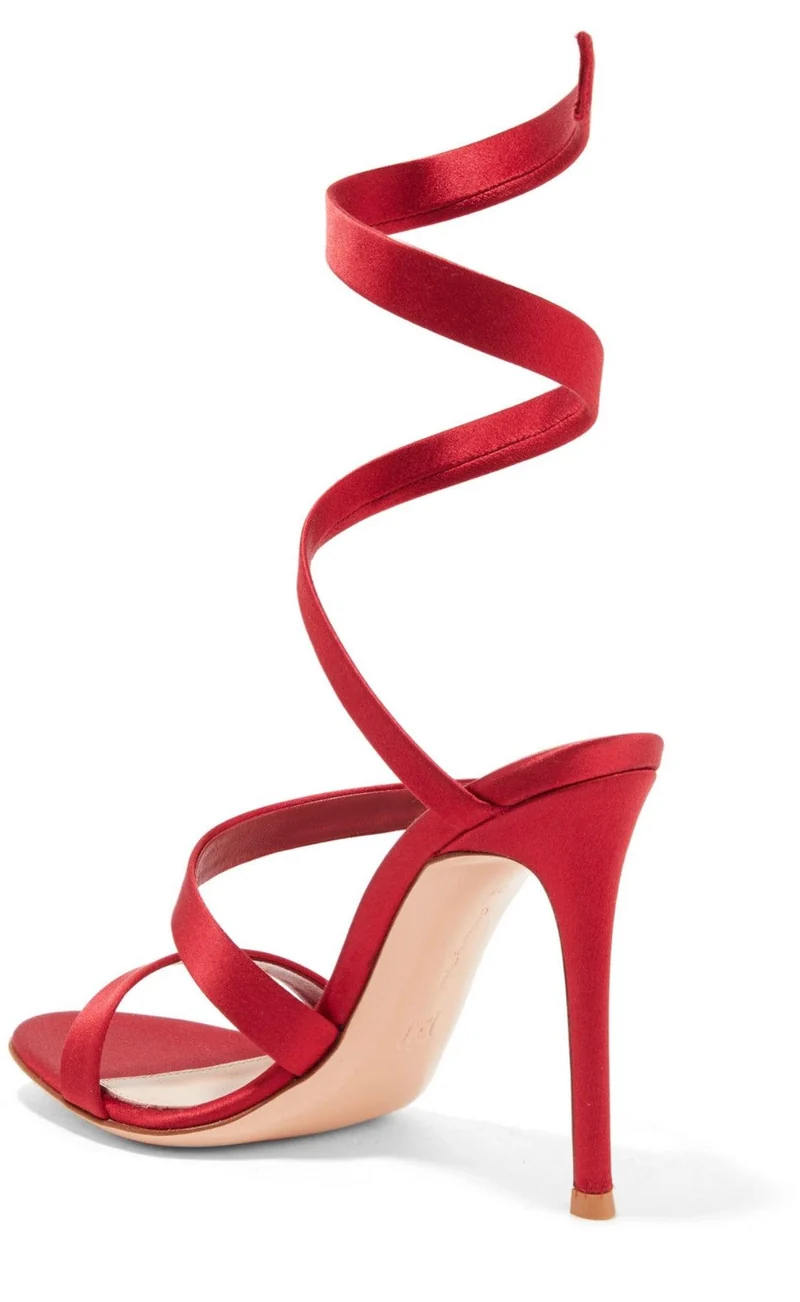 Sandales Gianvito Rossi rouge