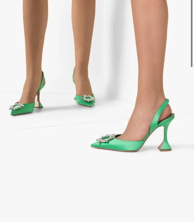 Sandales Amina muadi verte